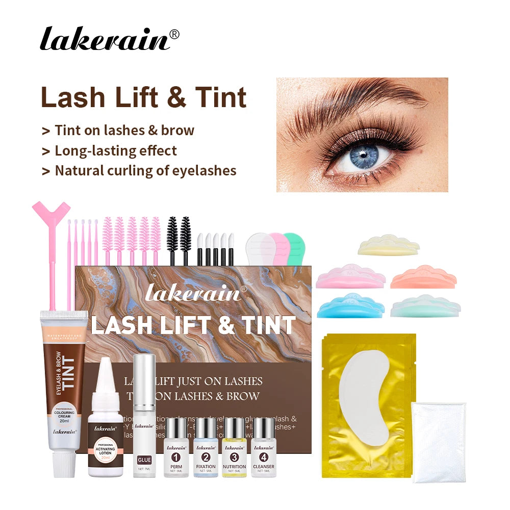 Lash Lift and Tint Kit and Eyelash Perming Set for Professional Eye Makeup