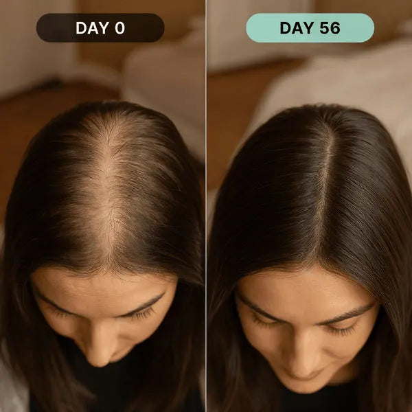 Microneedle Hair Regrowth Kit and Scalp Nourishing Serum for Thinning Hair