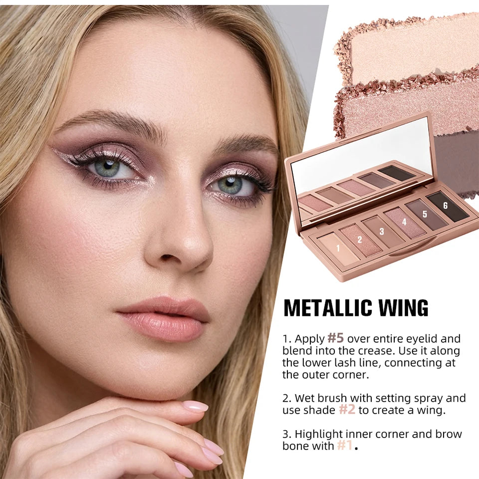 Eyeshadow Palette and Makeup Kit for Daily Natural Looks and Evening Glamour