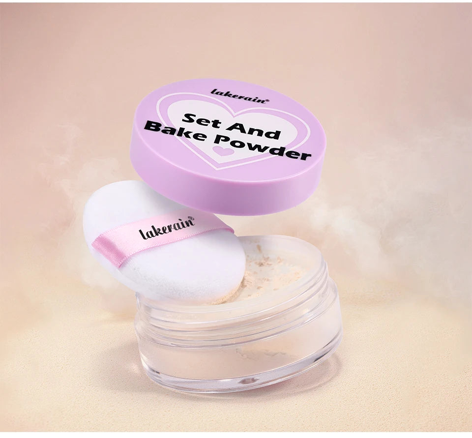 Loose Baking Powder and Translucent Setting Powder for Long Lasting Matte Makeup - 16