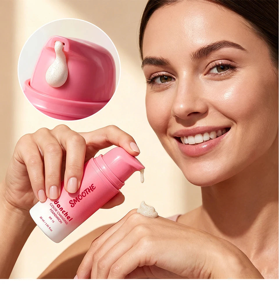Color Changing Foundation and Skin Tone Matching Makeup for Daily Face Wear