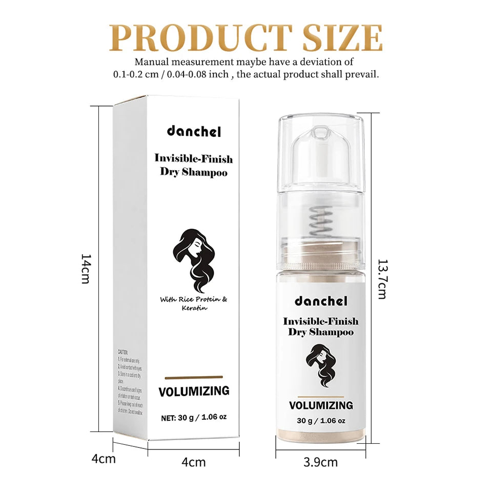 Dry Shampoo Powder and Hair Volumizing Spray for Refreshing Roots on the Go - 15