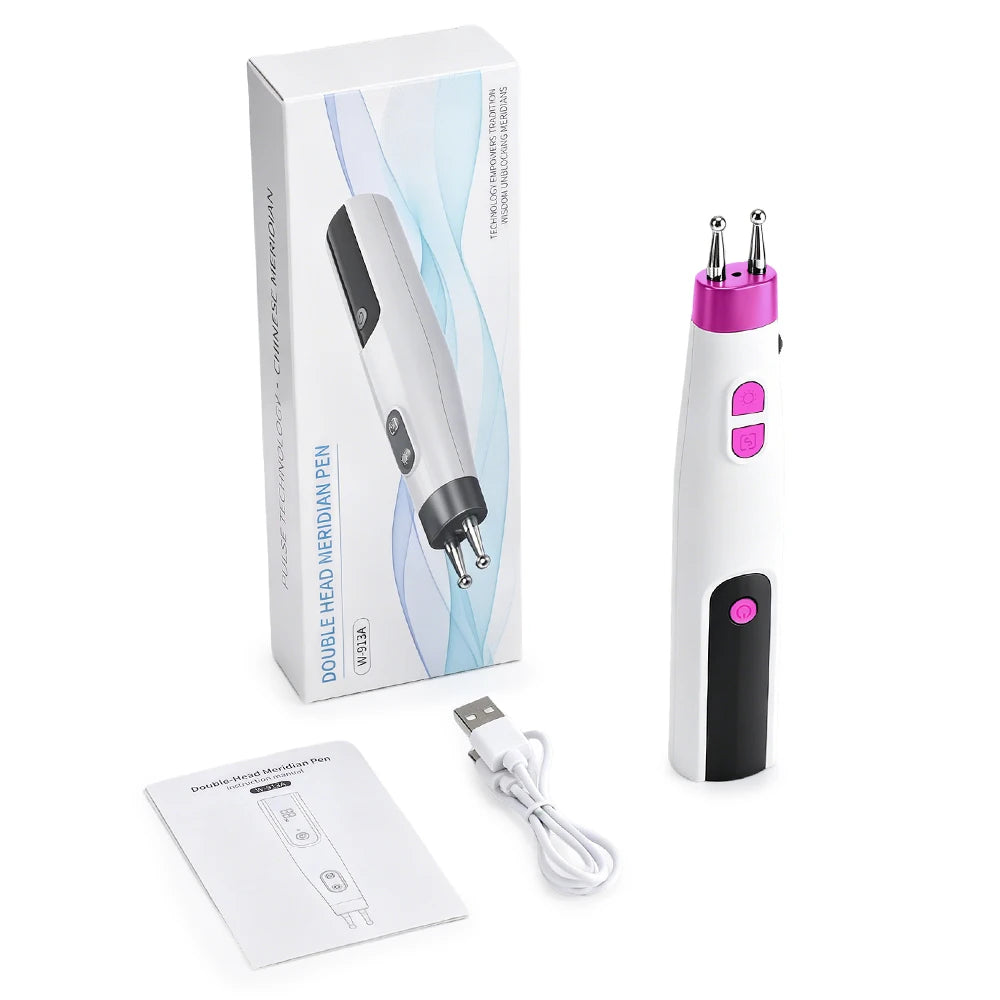 Handheld Massage Pen and Electric Body Massager for Neck and Back Muscle Relief - 18