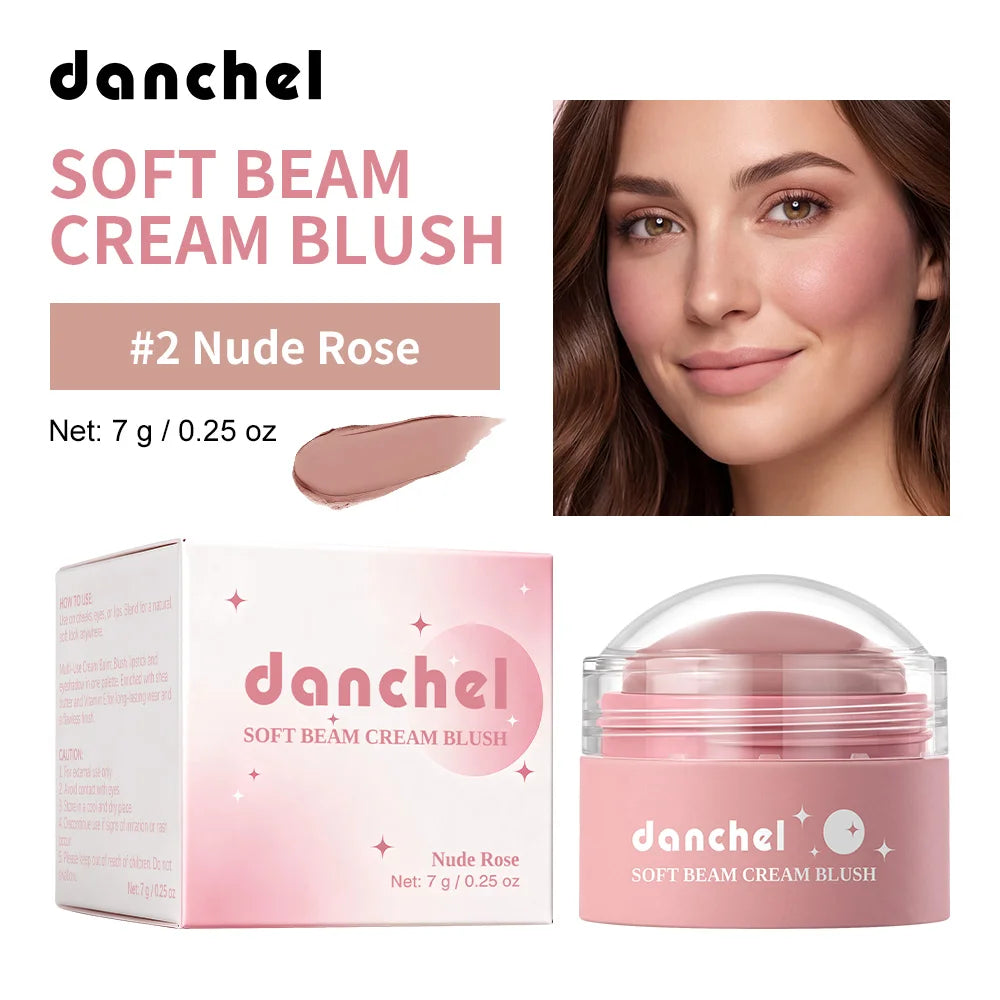 Soft Cream Blush and Multi Use Face Tint for Natural Daily Makeup Looks