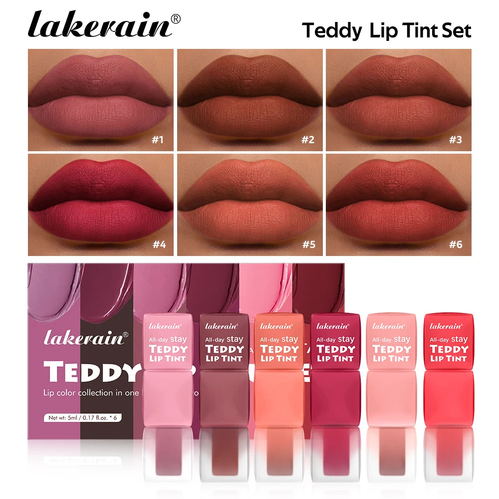 Teddy Lip Tint and Matte Liquid Lipstick for long lasting waterproof natural makeup - 21