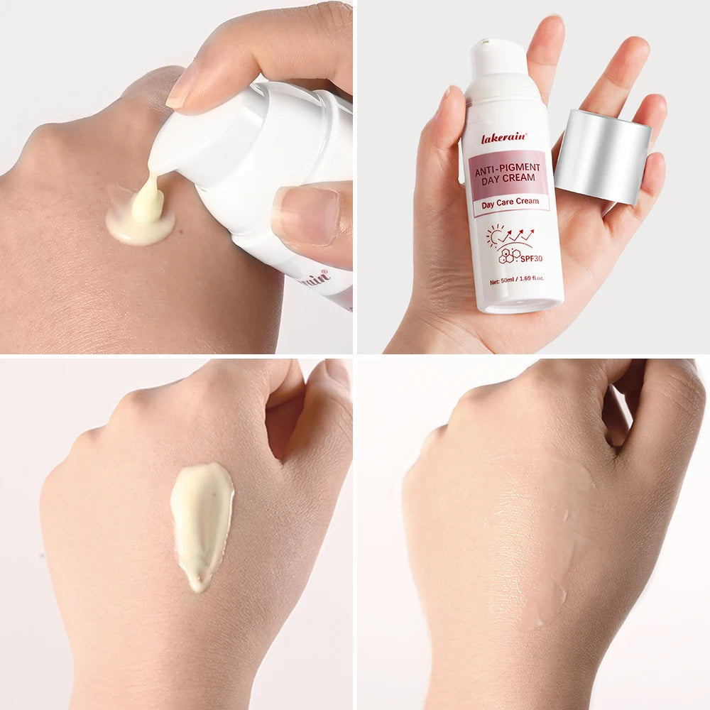 Anti Pigment Day Cream and Moisturizing Sun Protection for Daily Face Skincare