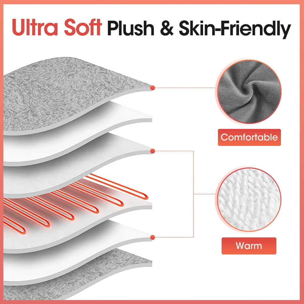 Electric Foot Warmer and Heated Heating Mat for Office Home and Cold Winter Days