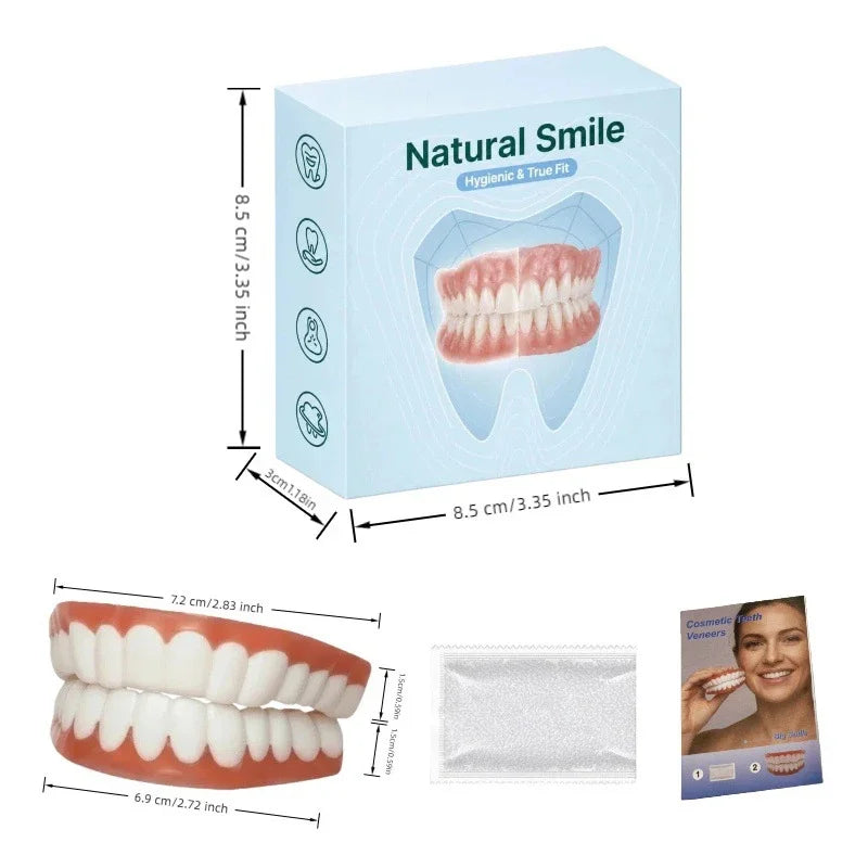 Silicone Fake Teeth and Cosmetic Dentures for a Confident Smile and Daily Oral Care - 13