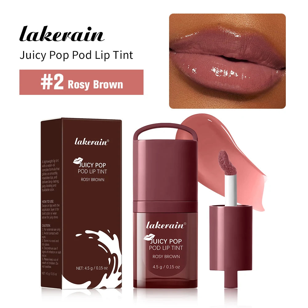 Juicy Pop Pod Lip Tint and Moisturizing Gloss for Daily Hydrating Makeup