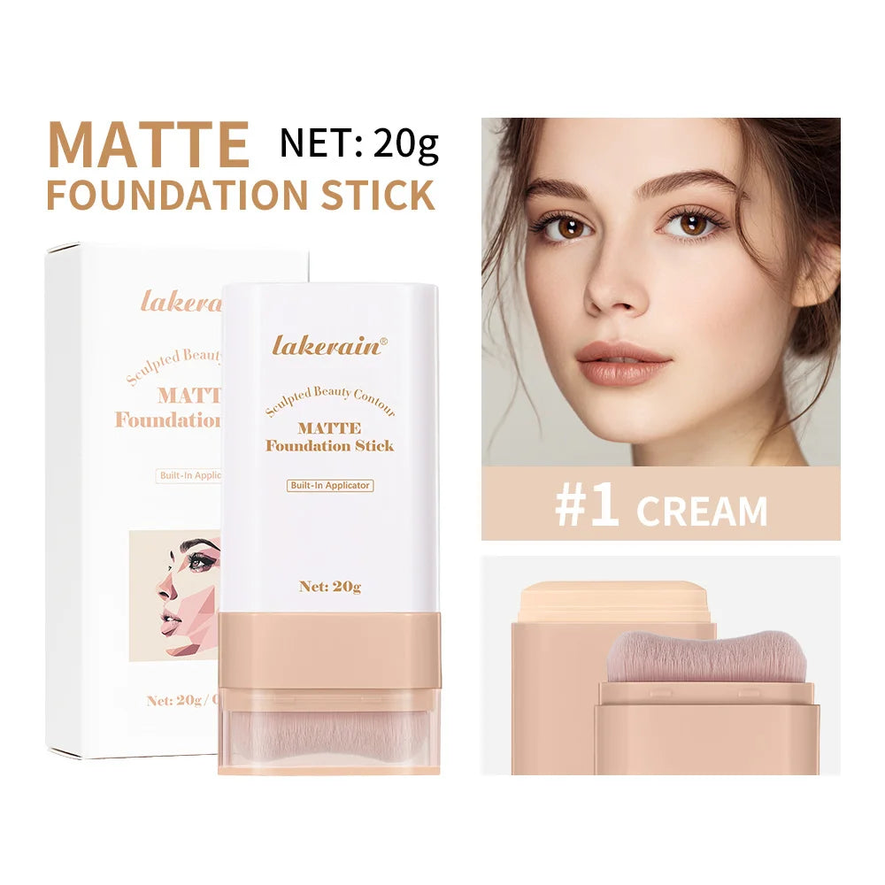 Matte Foundation Stick and Cream Concealer for a Flawless Daily Makeup Look