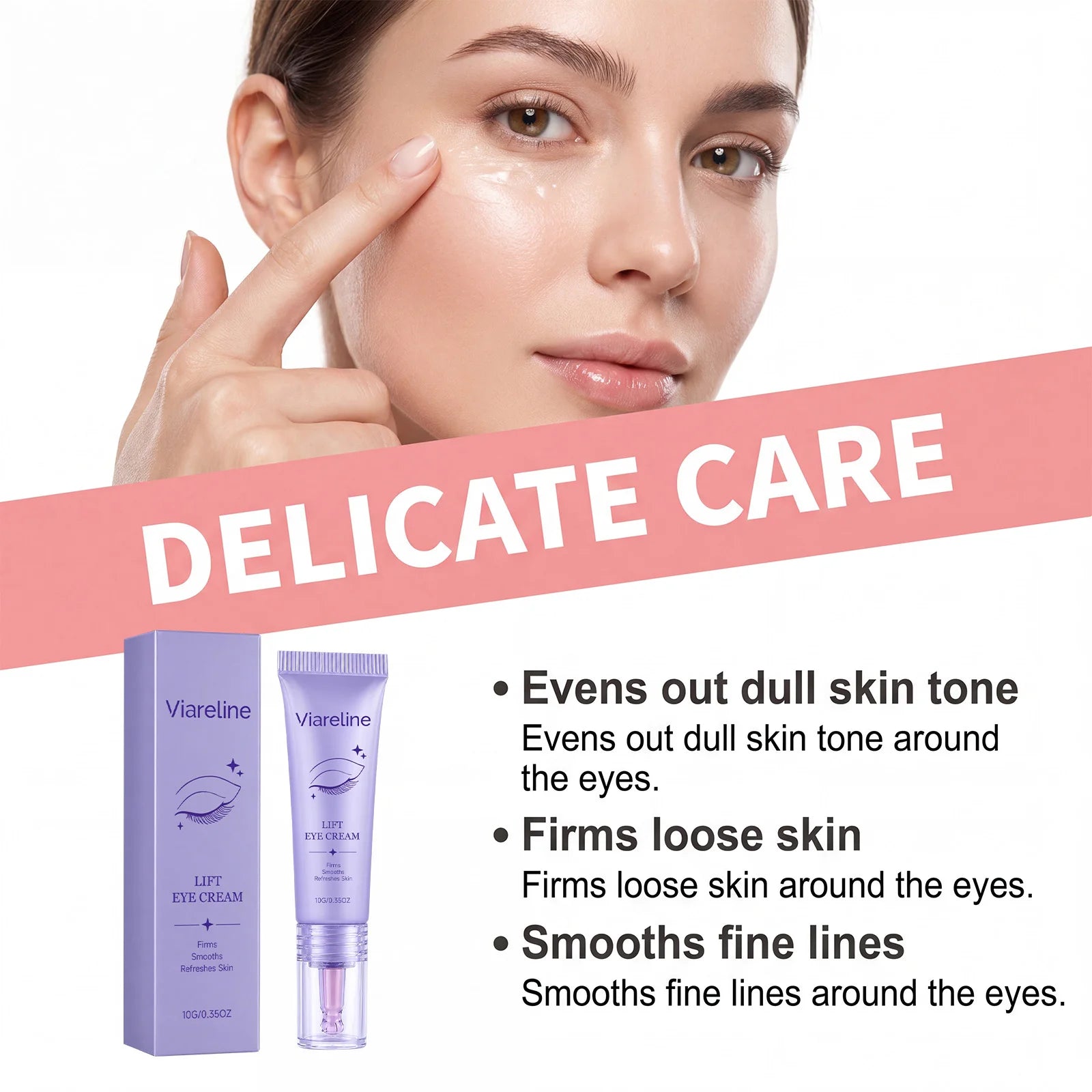 Lift Eye Cream and Firming Essence for Younger Looking Eyes and Daily Care - 8