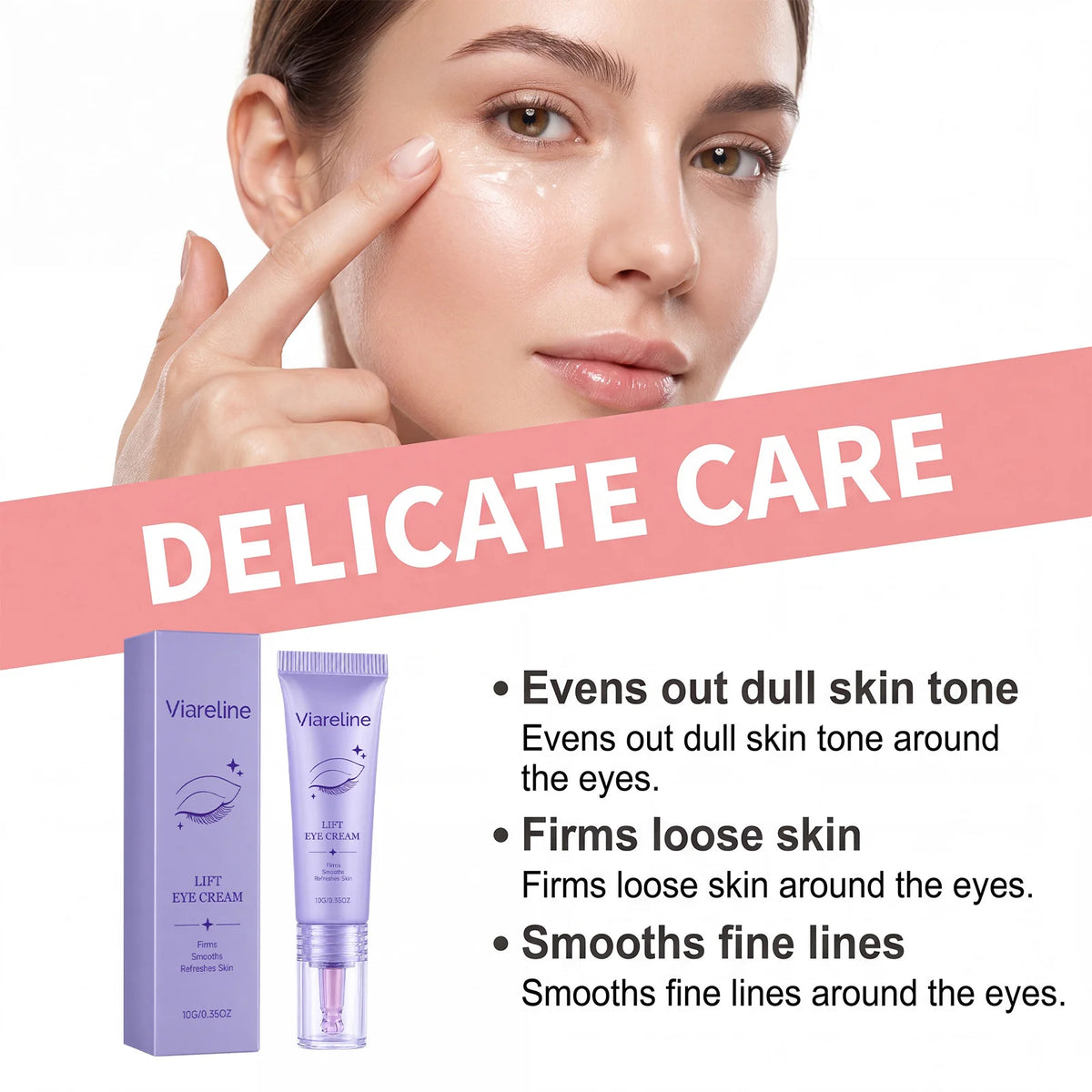 Lift Eye Cream and Firming Essence for Younger Looking Eyes and Daily Care