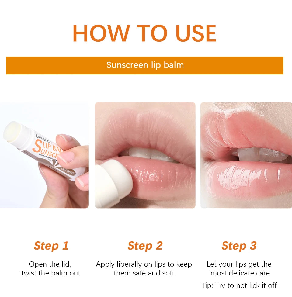 Sunscreen Lip Balm and Hydrating Moisturizer for Daily Sun Protection