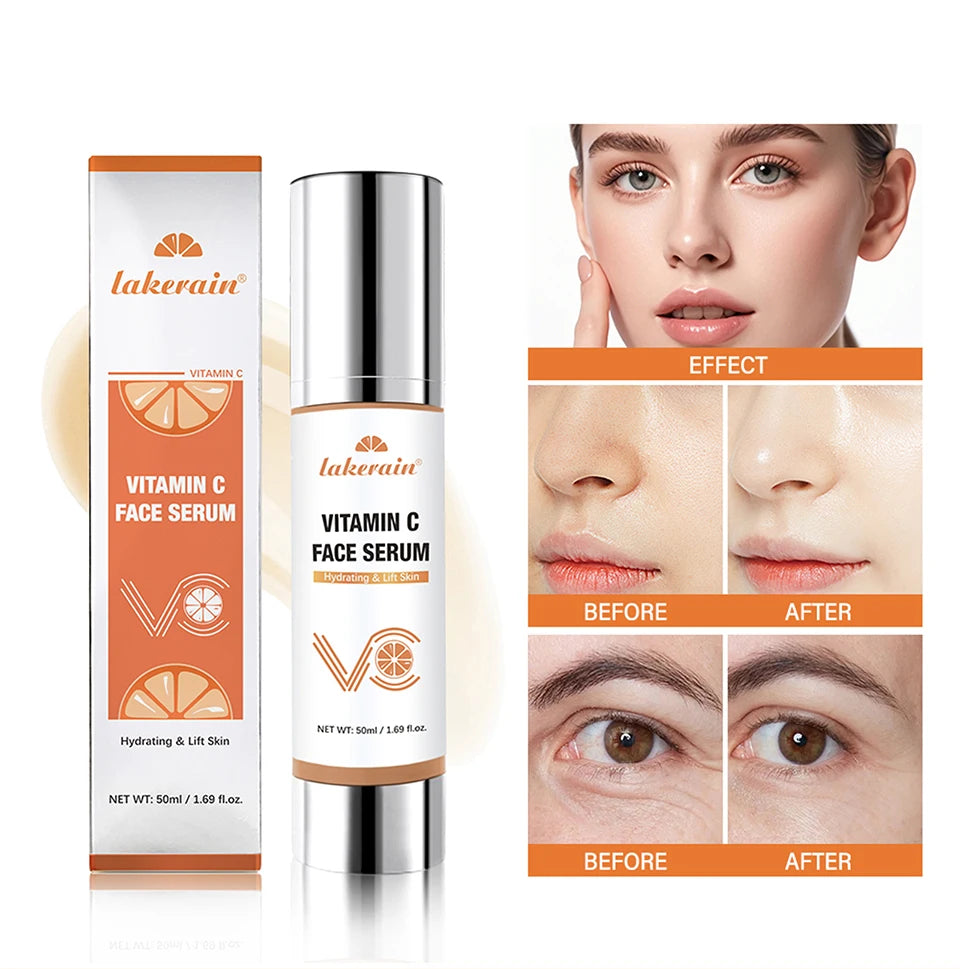 Vitamin C Face Serum and Hydrating Skin Essence for Daily Radiant Facial Care