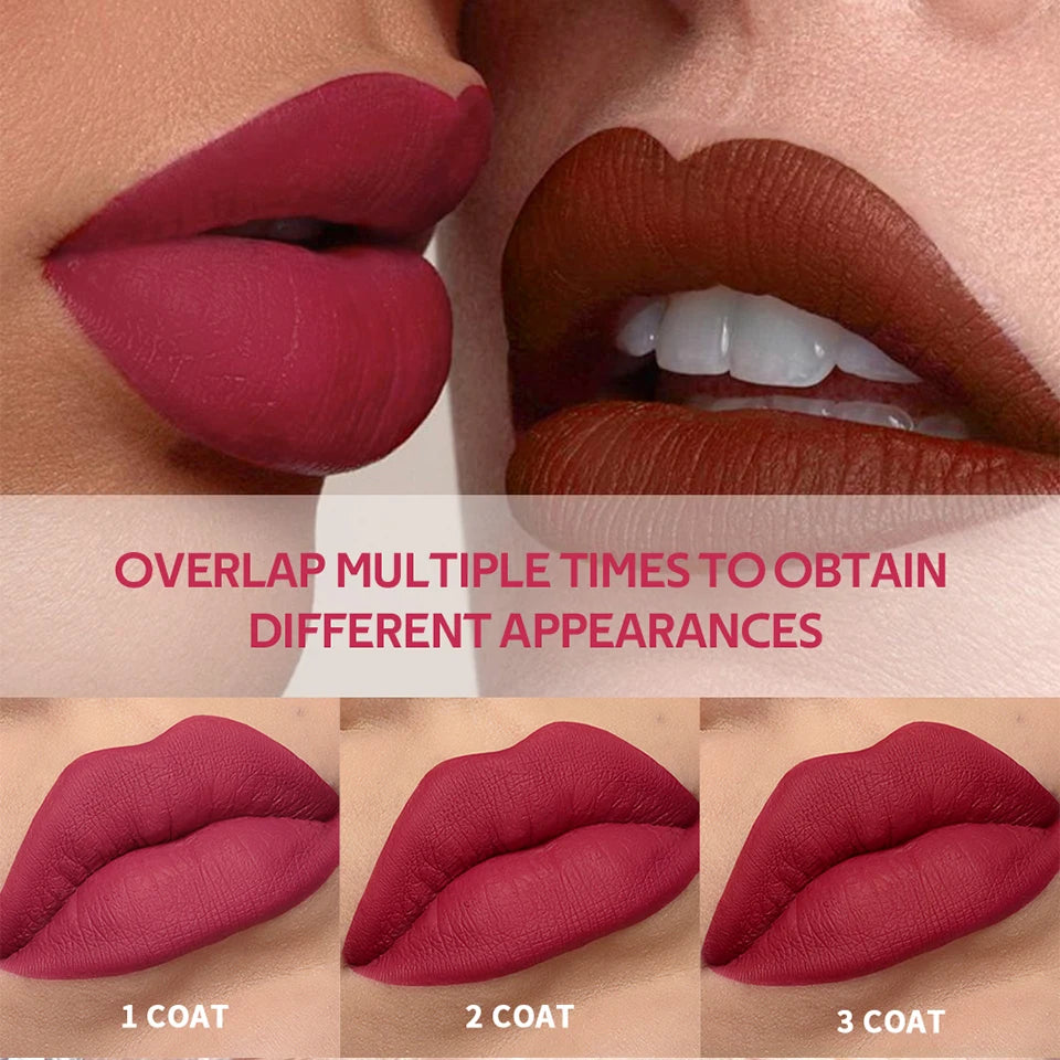 Teddy Lip Tint and Matte Liquid Lipstick for long lasting waterproof natural makeup