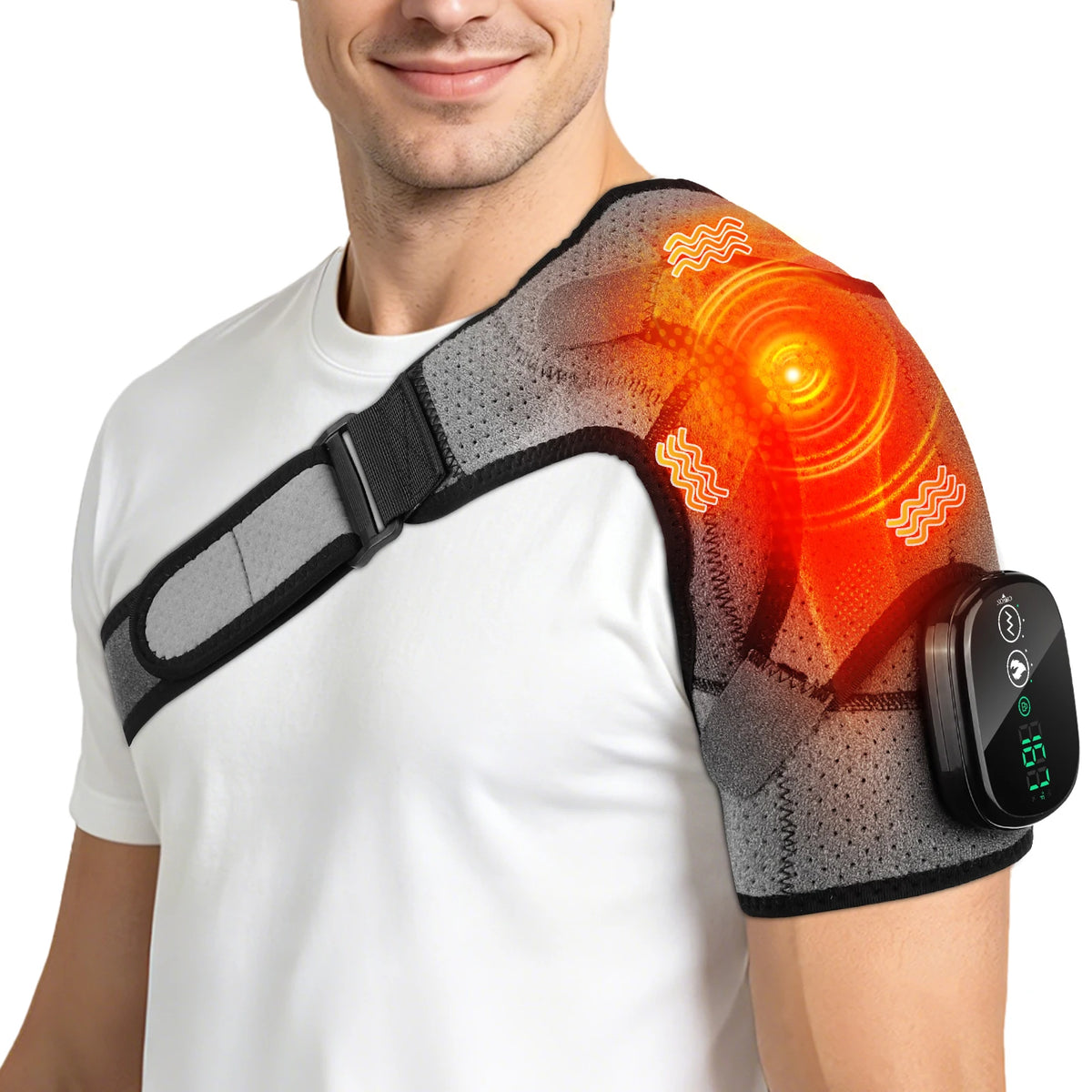 Neck and Shoulder Massager and Heating Wrap for Office Home and Travel Comfort