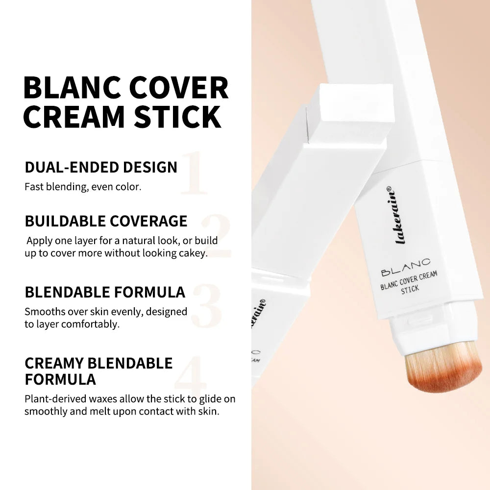 Blanc Cover Cream Stick and Color Changing Foundation for Natural Daily Makeup