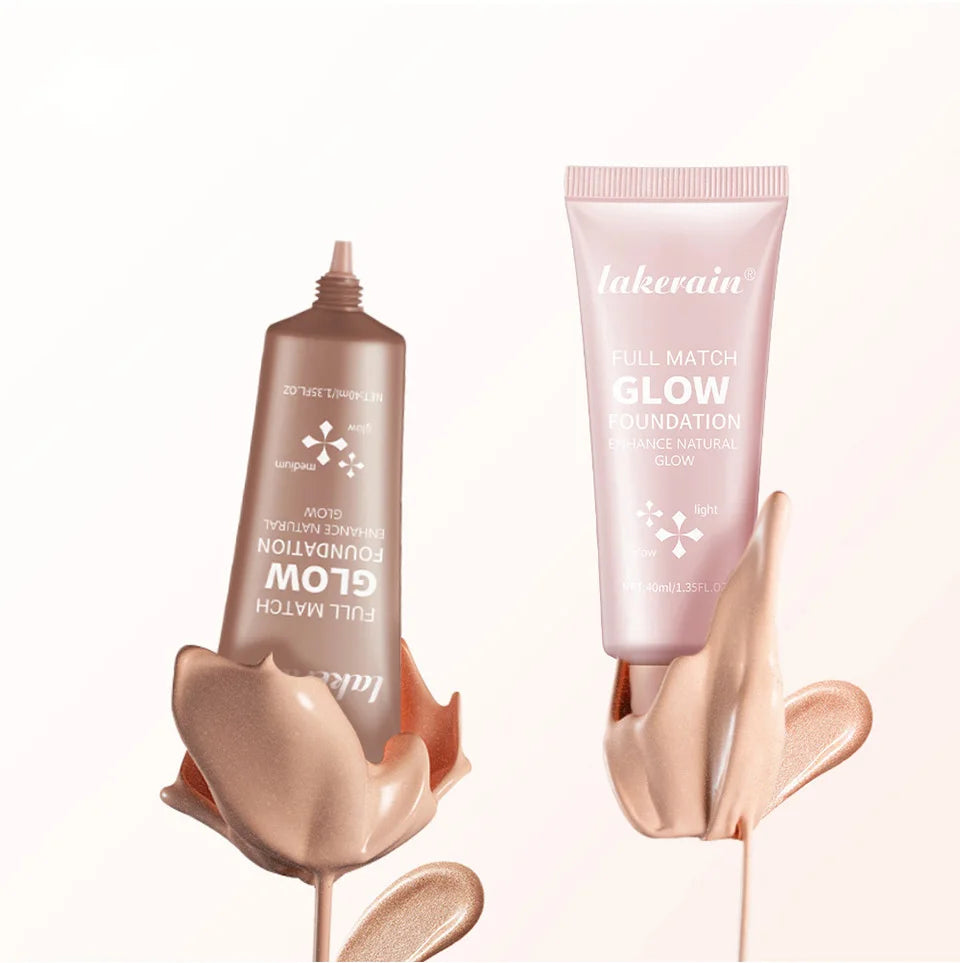 Liquid Glow Foundation and Radiant Skin Enhancer for Natural Daily Makeup Looks