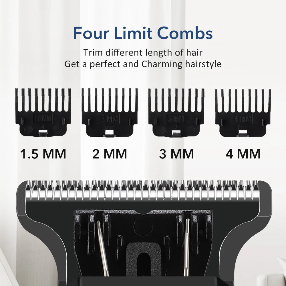 Hair Clipper and Electric Trimmer for Professional Grooming and Home Haircuts - 5