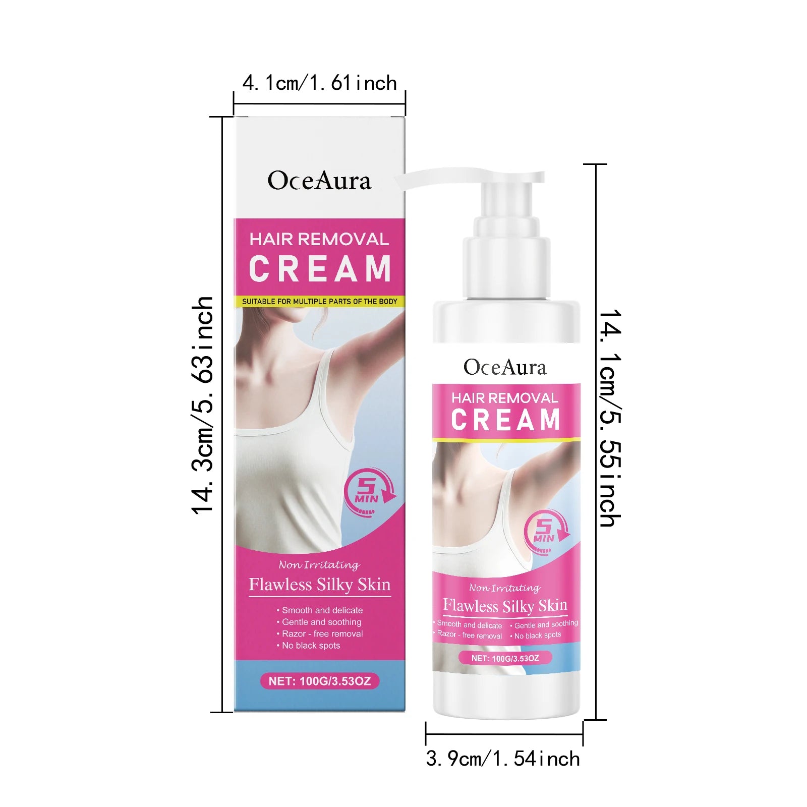 Hair Removal Cream and Depilatory Lotion for Smooth Body Skin Care Routine - 6
