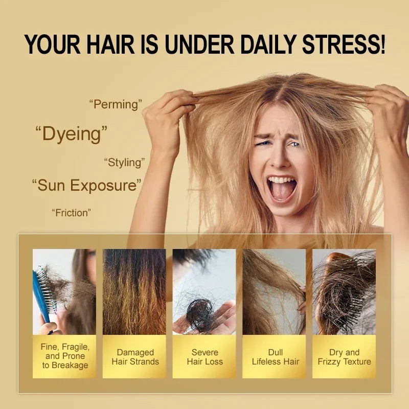 Morocco Hair Oil and Smoothing Serum for Dry Frizzy Hair Daily Repair Treatment