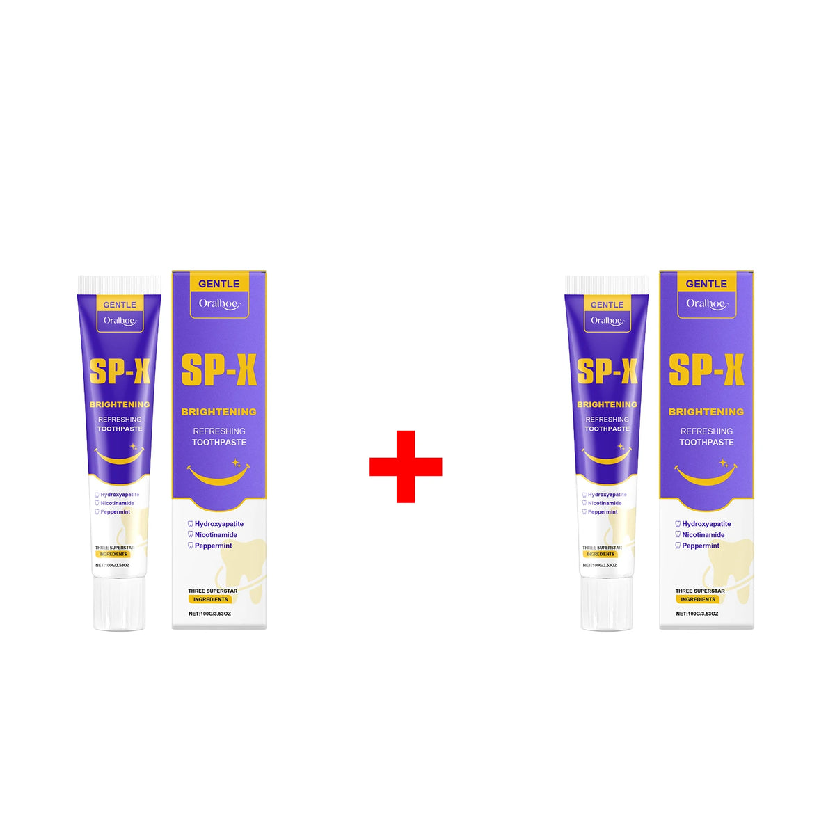 Brightening Toothpaste and Stain Remover for Daily Oral Hygiene and Whiter Smile
