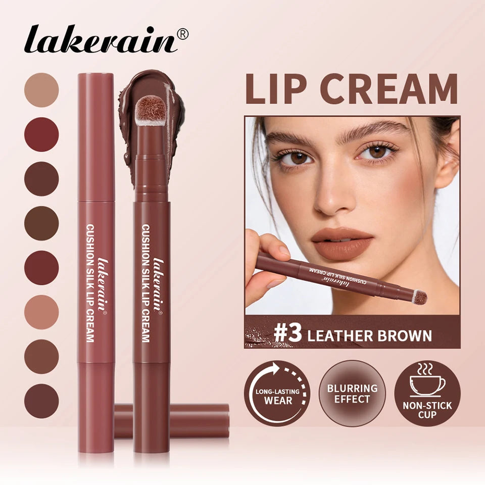 Cushion Silk Lip Cream and Matte Tint for Long Lasting Everyday Makeup Looks