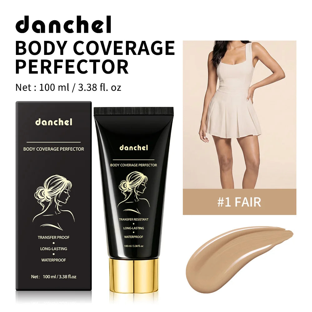 Body Coverage Perfector and Tattoo Concealer Cream for Flawless Smooth Skin