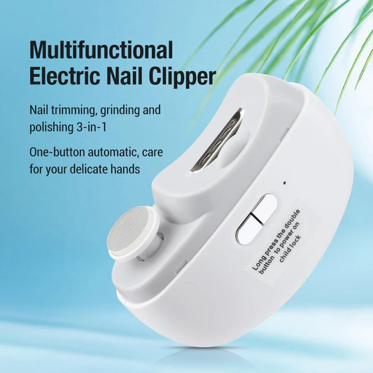 Electric Nail Clipper and Automatic Nail Trimmer for Home Manicure and Pedicure