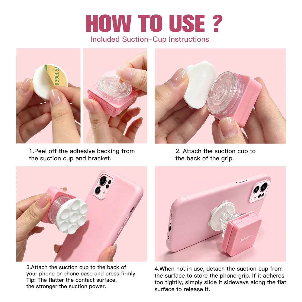Pressed Setting Powder and Phone Grip for Daily Makeup Touchups on the Go - 6