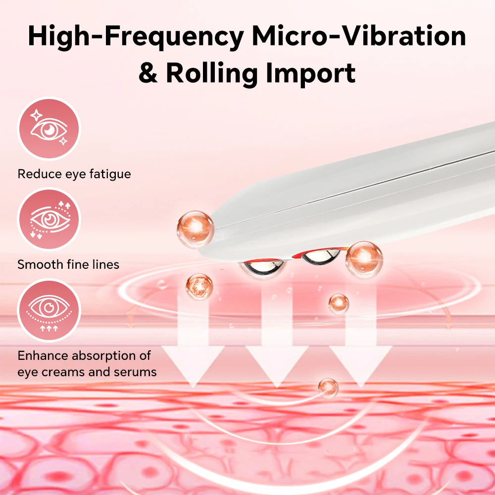 Sensor Eye Beauty Device and Vibration Massager for Daily Facial Skin Care Routine - 10
