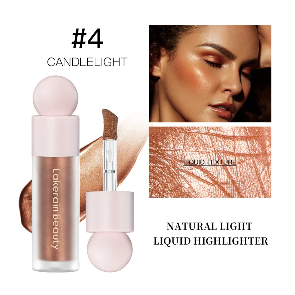 Liquid Highlighter and Shimmer Makeup Luminizer for Radiant Glow and Beauty