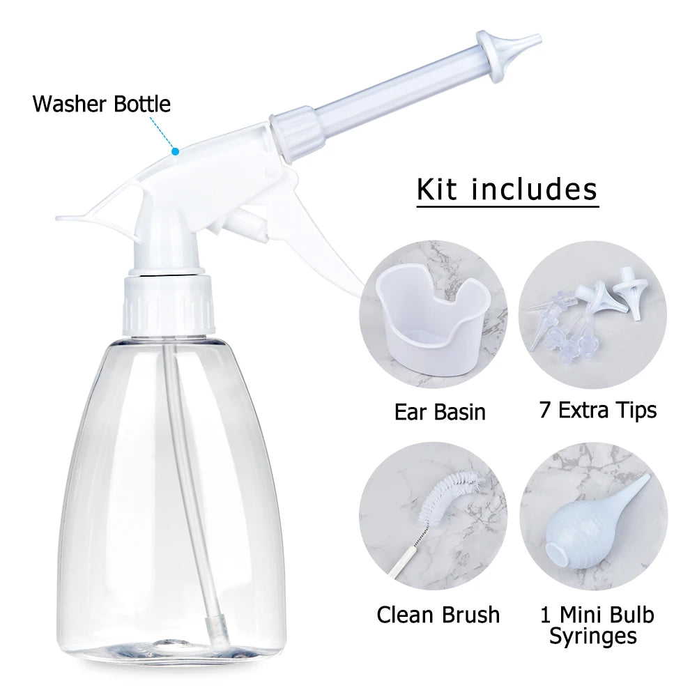 Electric Ear Wax Removal System and Ear Irrigation Cleaner for Home Ear Care Use - 22