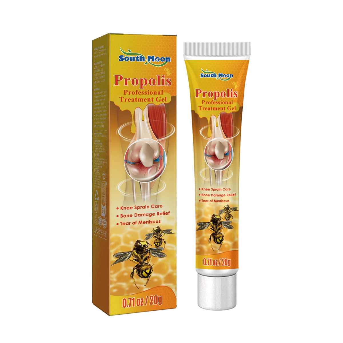 Propolis Joint Care Gel and Muscle Massage Cream for Active Daily Joint Support
