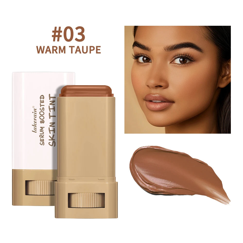 Skin Tint Foundation Stick and Radiant Balm Serum for Daily Natural Coverage - 37