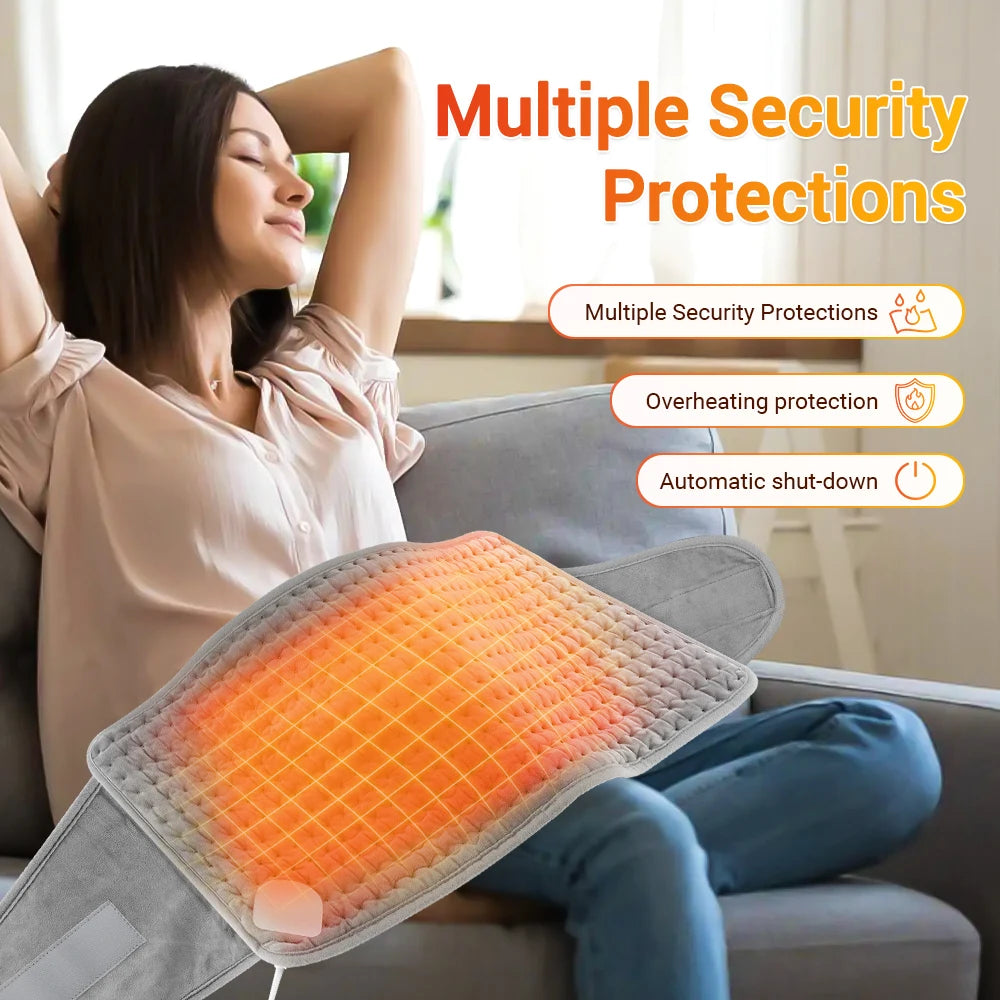 Heated Waist Belt and Electric Heating Wrap for Back Pain Relief at Home