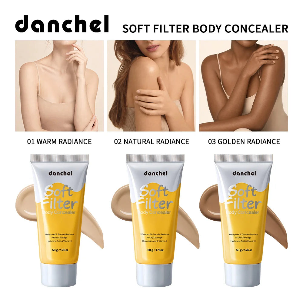 Body Concealer and Full Coverage Foundation for Flawless Skin and Tattoos