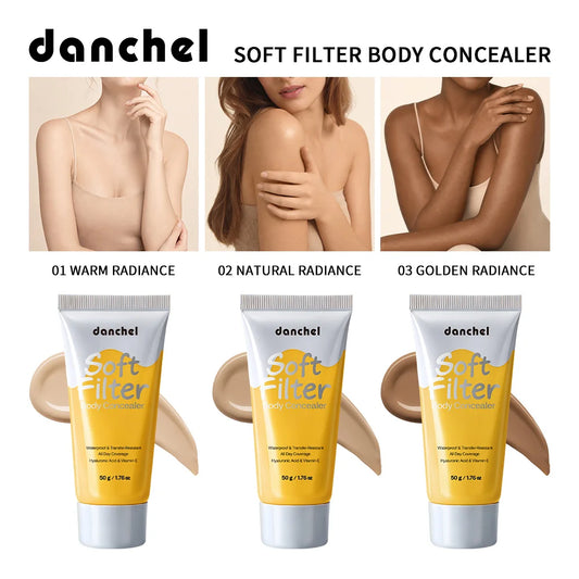 Body Concealer and Full Coverage Foundation for Flawless Skin and Tattoos