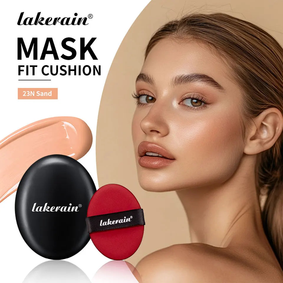 Semi Matte CC Cream Cushion and Long Lasting Foundation for Flawless Face Makeup