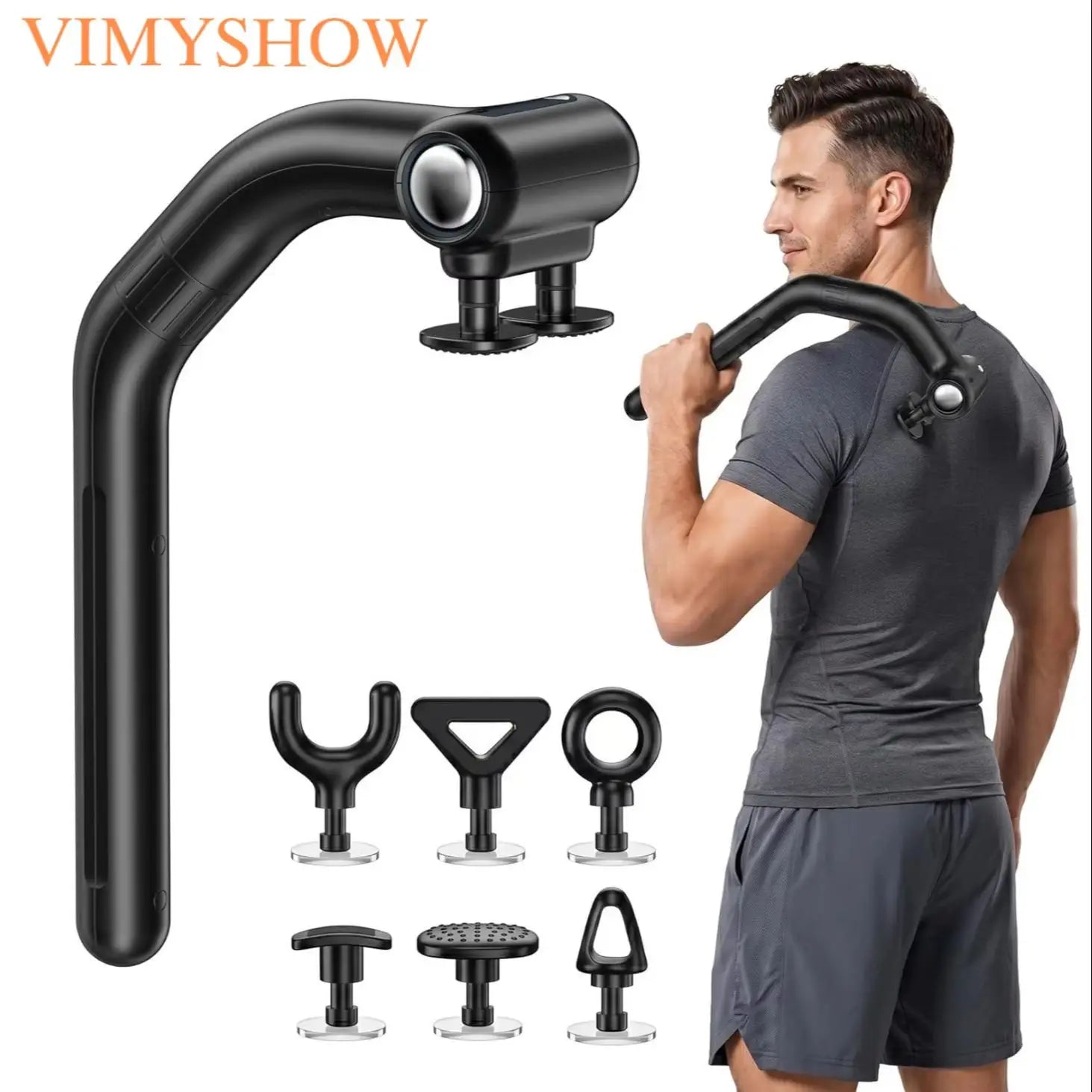 Dual Head Massage Gun and Percussion Massager for Full Body Muscle Relief at Home - 1
