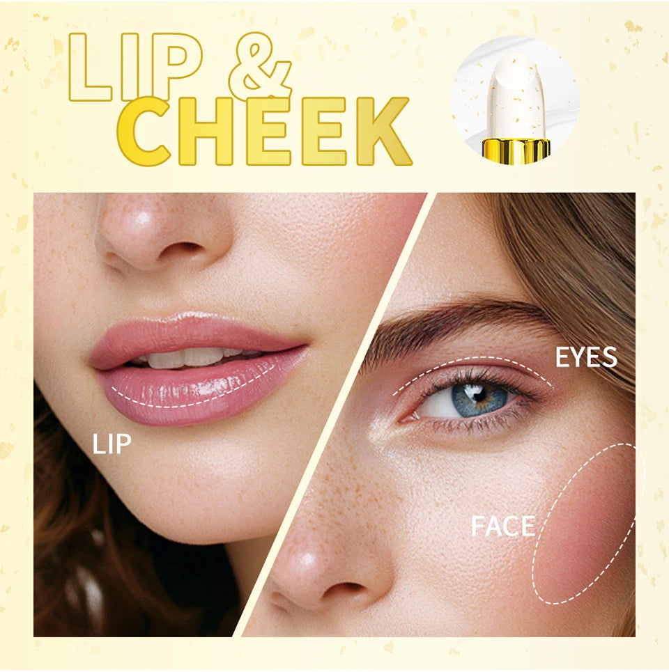 Color Changing Lipstick and Hydrating Lip Balm for Daily Natural Makeup Looks