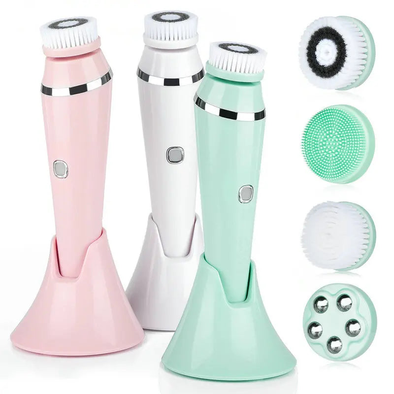Electric Facial Cleansing Brush and Pore Cleaner for Daily Skincare Routine