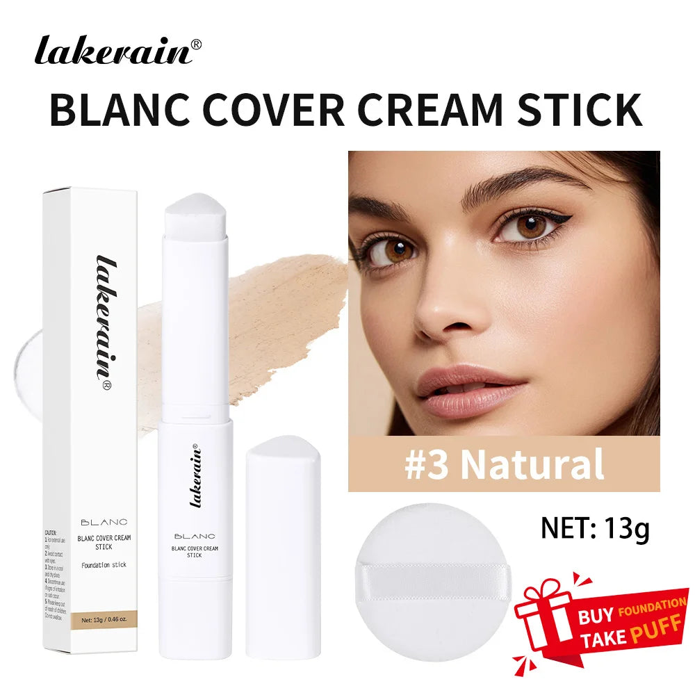 Color Changing Foundation Stick and Makeup Base for Everyday Natural Coverage