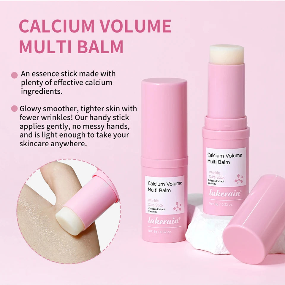 Calcium Volume Multi Balm and Eye Wrinkle Cream Stick for Daily Skin Care - 9