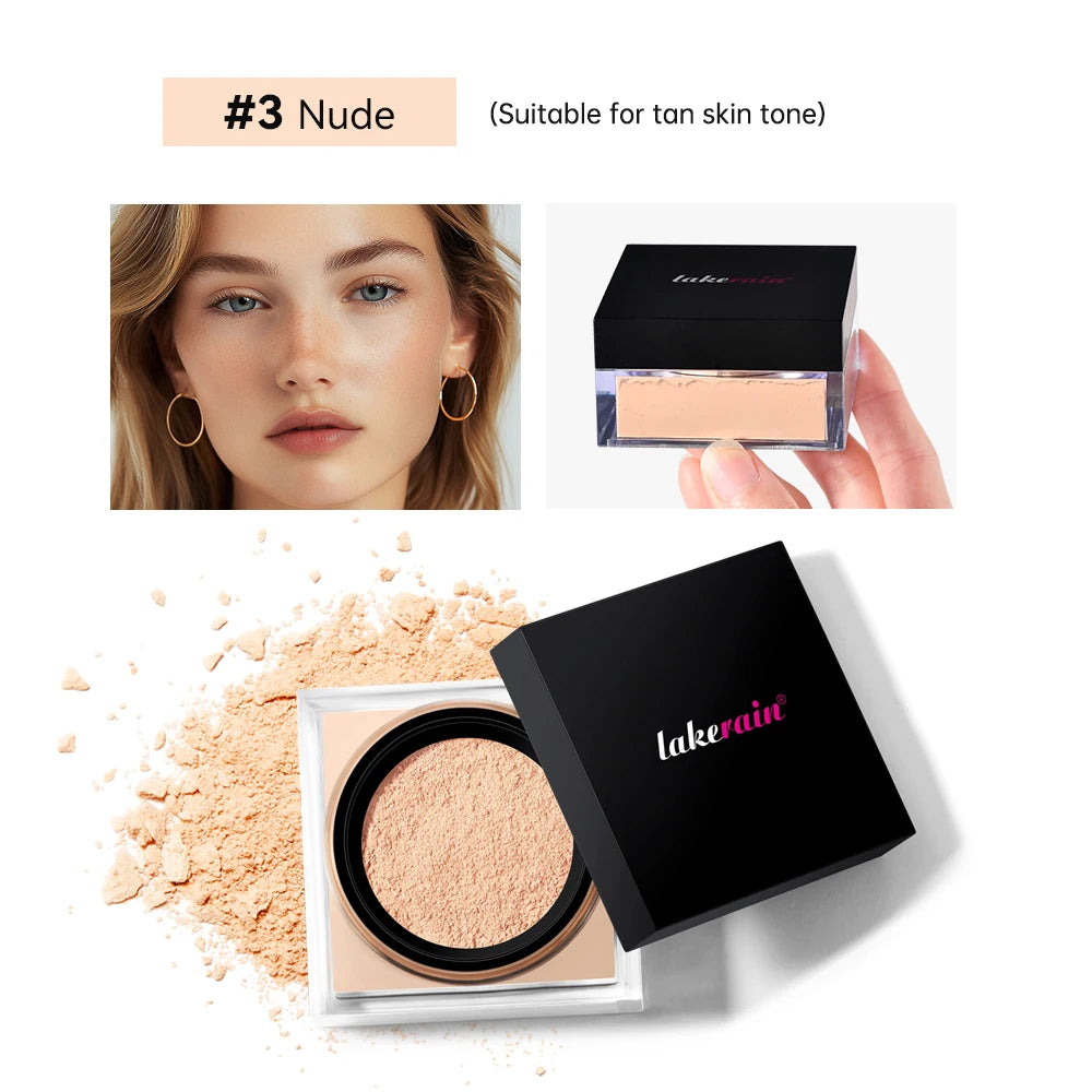 Matte Loose Baking Powder and Finishing Dust for Daily Makeup Oil Control