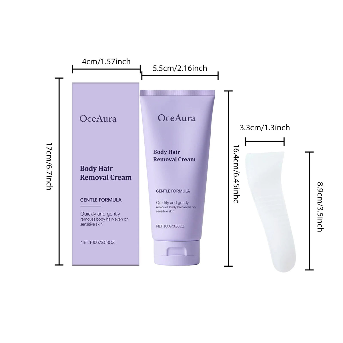 Hair Removal Cream and Depilatory Lotion for Smooth Painless Skin Results