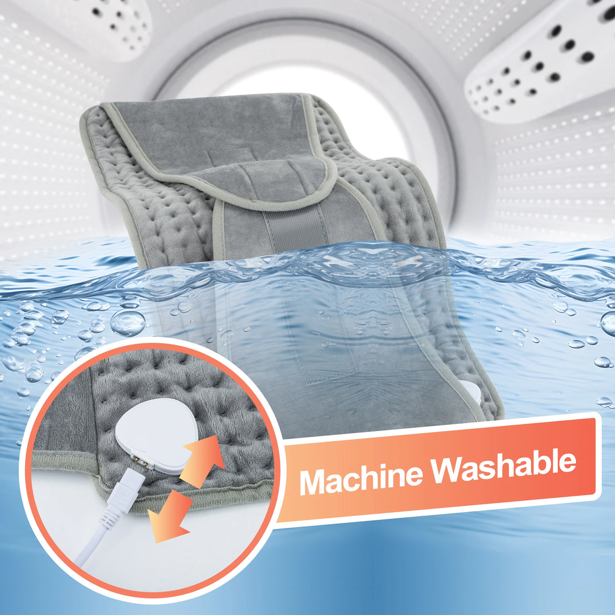 Electric Heating Waist Belt and Thermal Pad for Comfort During Cold Winters