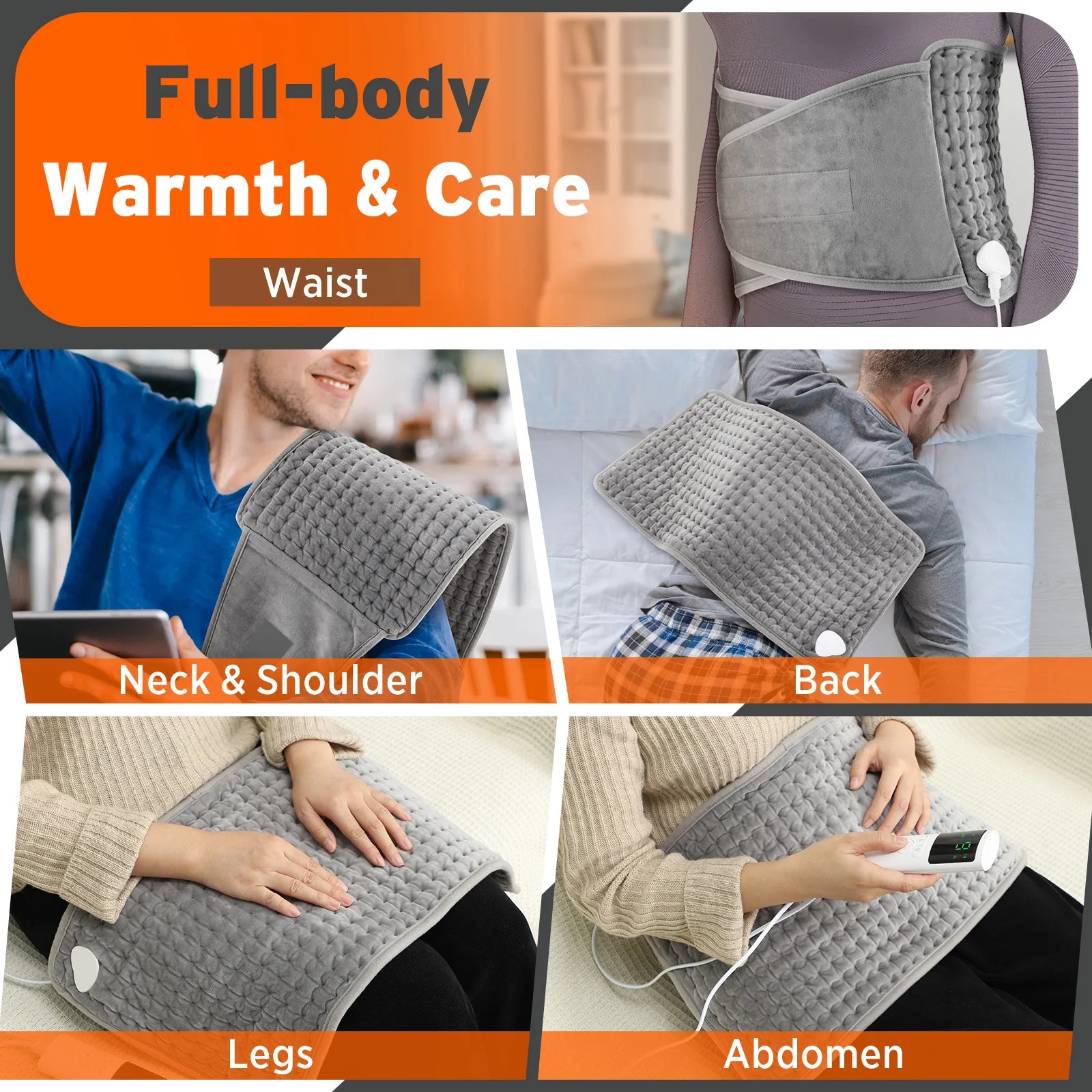 Electric Heating Waist Belt and Thermal Pad for Comfort During Cold Winters - 9