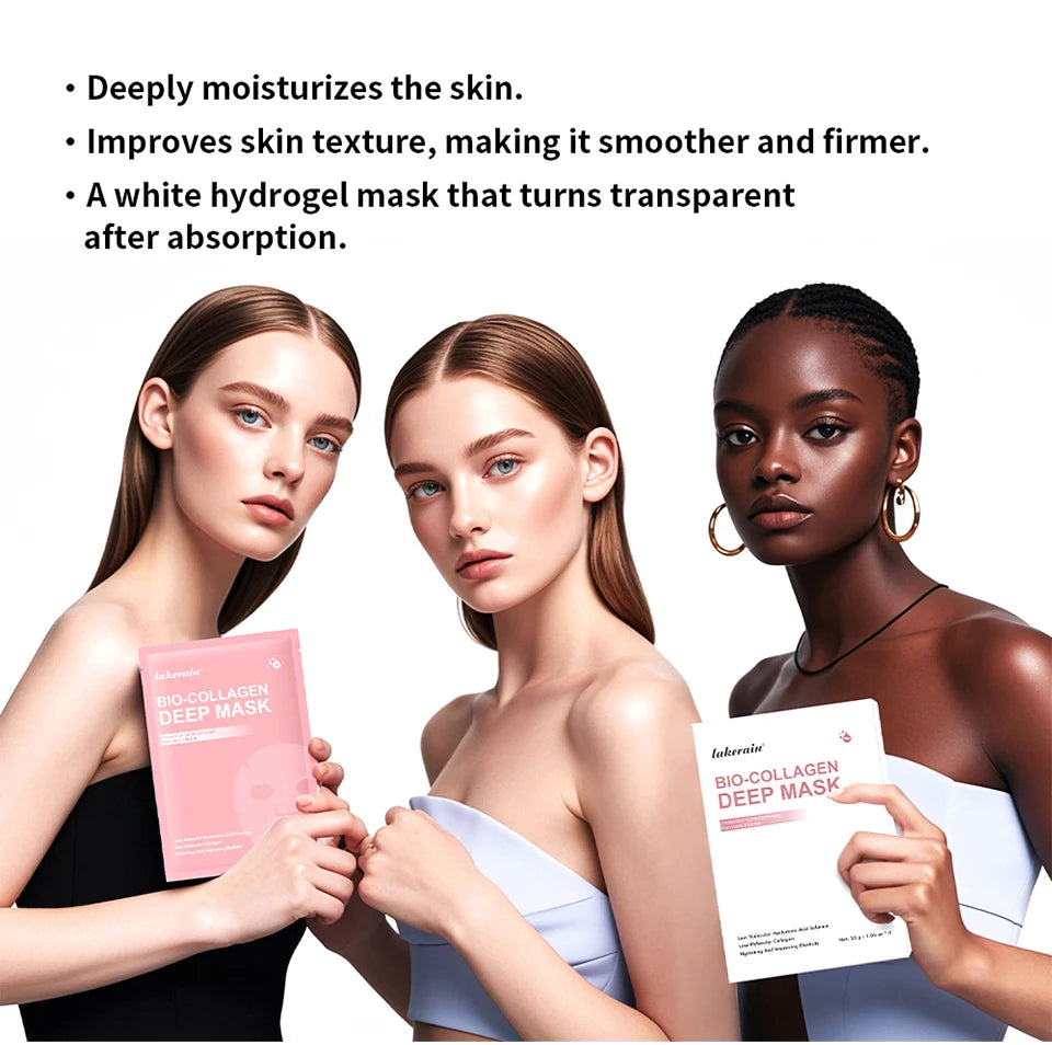 Collagen Deep Face Mask and Hydrating Overnight Sheet for Radiant Skin Care - 12