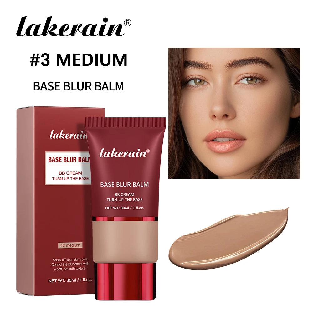 Base Blur Balm and Oil Control Foundation for a Smooth Matte Daily Makeup
